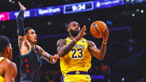 LOS ANGELES LAKERS Trending Image: LeBron within nine of 40,000-point milestone after Lakers top Wizards